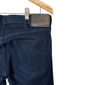 Han Kjobenhavn Slim Japanese Selvage Denim Tapered Dark Wash Size 32 Regular